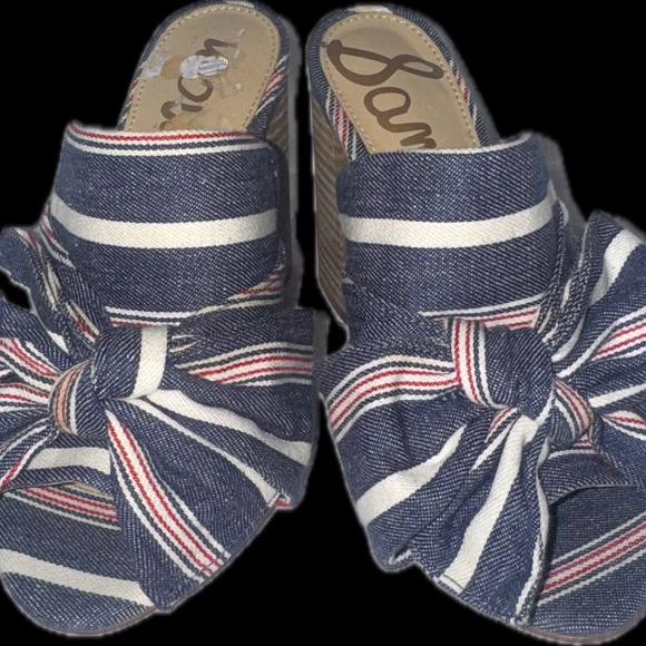 SAM EDELMAN YUMI BOW MULE SZ 5 - Picture 1 of 8